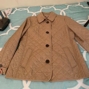 Burberry Brit Quilt Women Jacket Tan